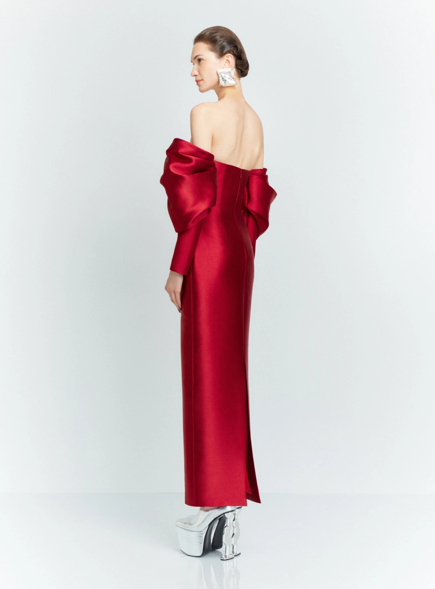 The Laylah Maxi Dress In Ruby 5 The Laylah Maxi Dress In Ruby - Image 3