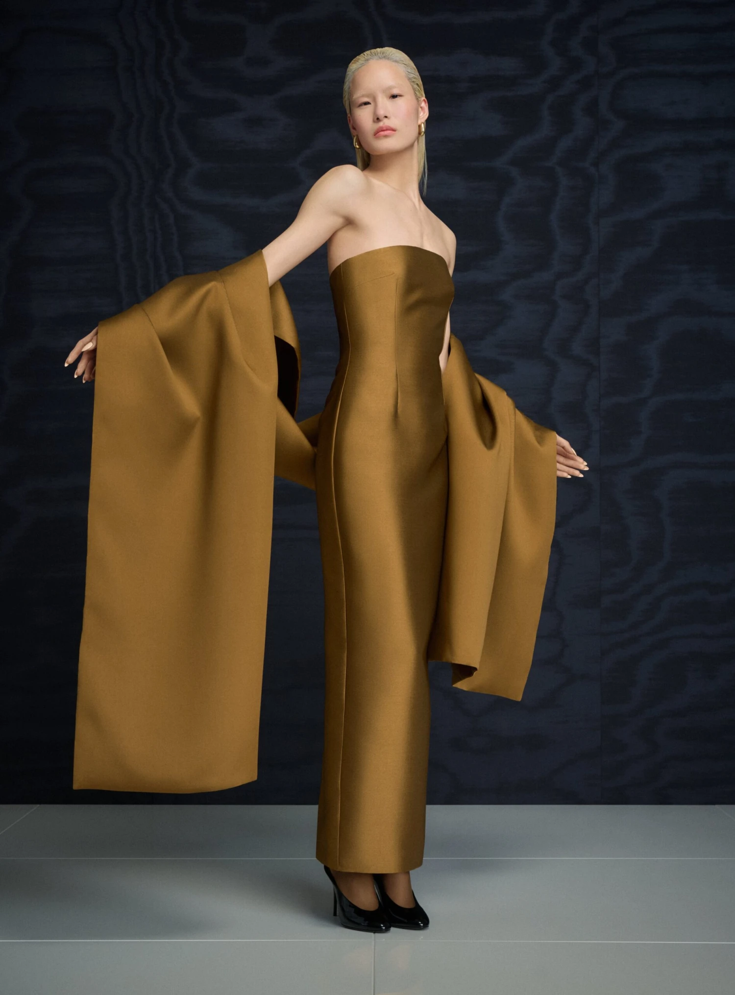 The Renee Midaxi Dress In Gold 4 The Renee Midaxi Dress In Gold - Image 2