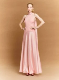 The Cece Maxi Dress In Putty Pink -Solace Dress Shop 85 OS43032 CECE MAXI DRESS PUTTYPINK 032 R1