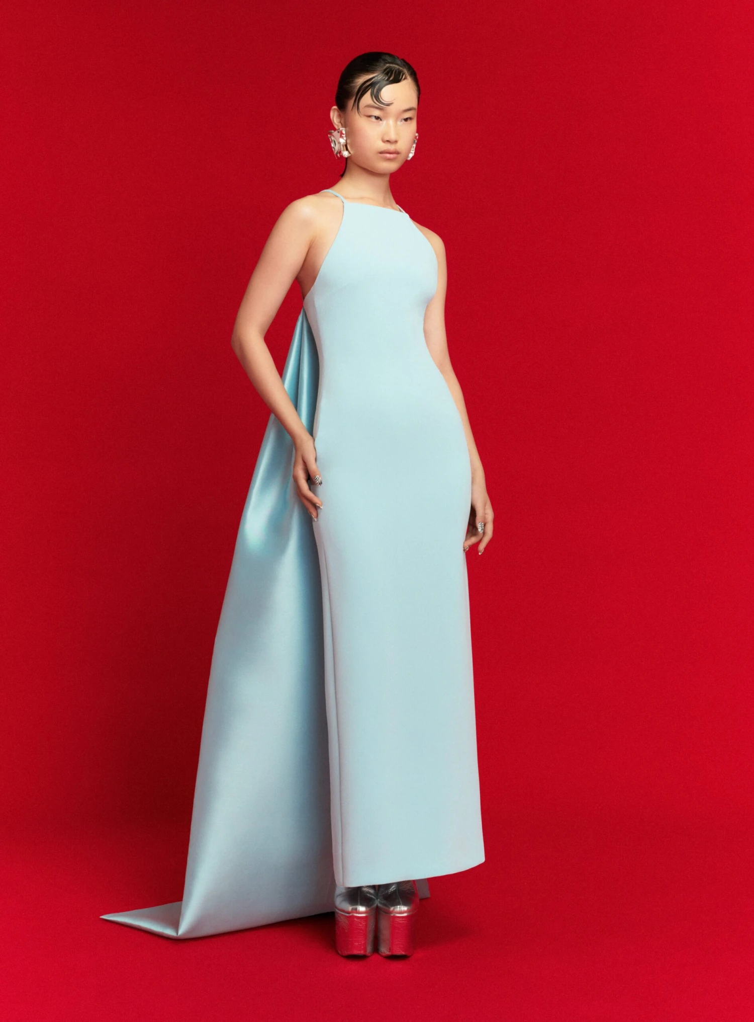 The Ulla Maxi Dress In Arctic Blue 4 The Ulla Maxi Dress In Arctic Blue - Image 2