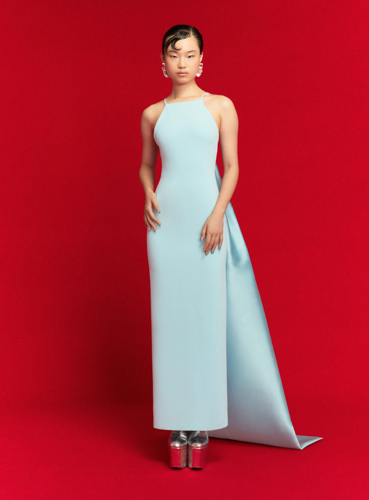 The Ulla Maxi Dress In Arctic Blue 3 The Ulla Maxi Dress In Arctic Blue
