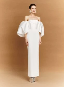 The Floris Maxi Dress In Cream -Solace Dress Shop 97 OS43018 FLORIS MAXI DRESS CREAM 007 R1