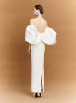 The Floris Maxi Dress In Cream -Solace Dress Shop 97 OS43018 FLORIS MAXI DRESS CREAM 012 R1