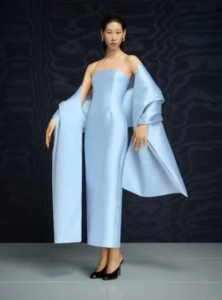 The Renee Midaxi Dress In Ice Blue -Solace Dress Shop 99 OS46040 RENEE MIDAXI DRESS ICE BLUE 0040 Rework