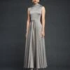 The Emelia Maxi Dress In Pewter 1 The Emelia Maxi Dress In Pewter -Solace Dress Shop 9 OS43037 EMELIA MAXI DRESS PEWTER 012 R1