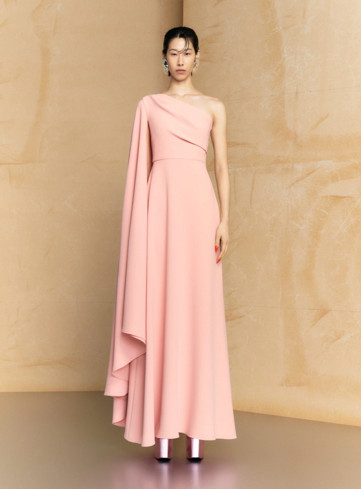 The Yazmin Maxi Dress In Putty Pink 3 The Yazmin Maxi Dress In Putty Pink