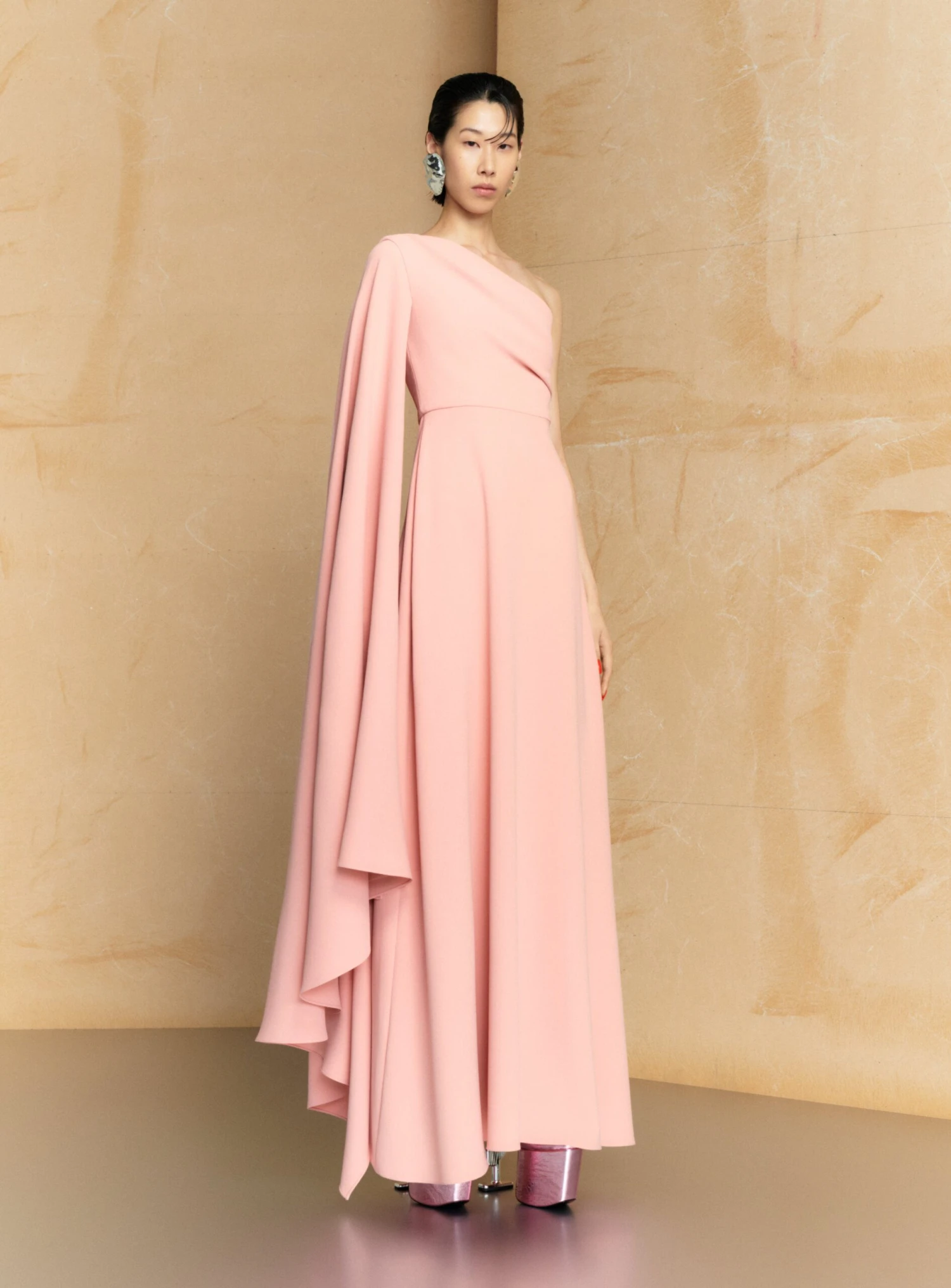 The Yazmin Maxi Dress In Putty Pink 6 The Yazmin Maxi Dress In Putty Pink - Image 4