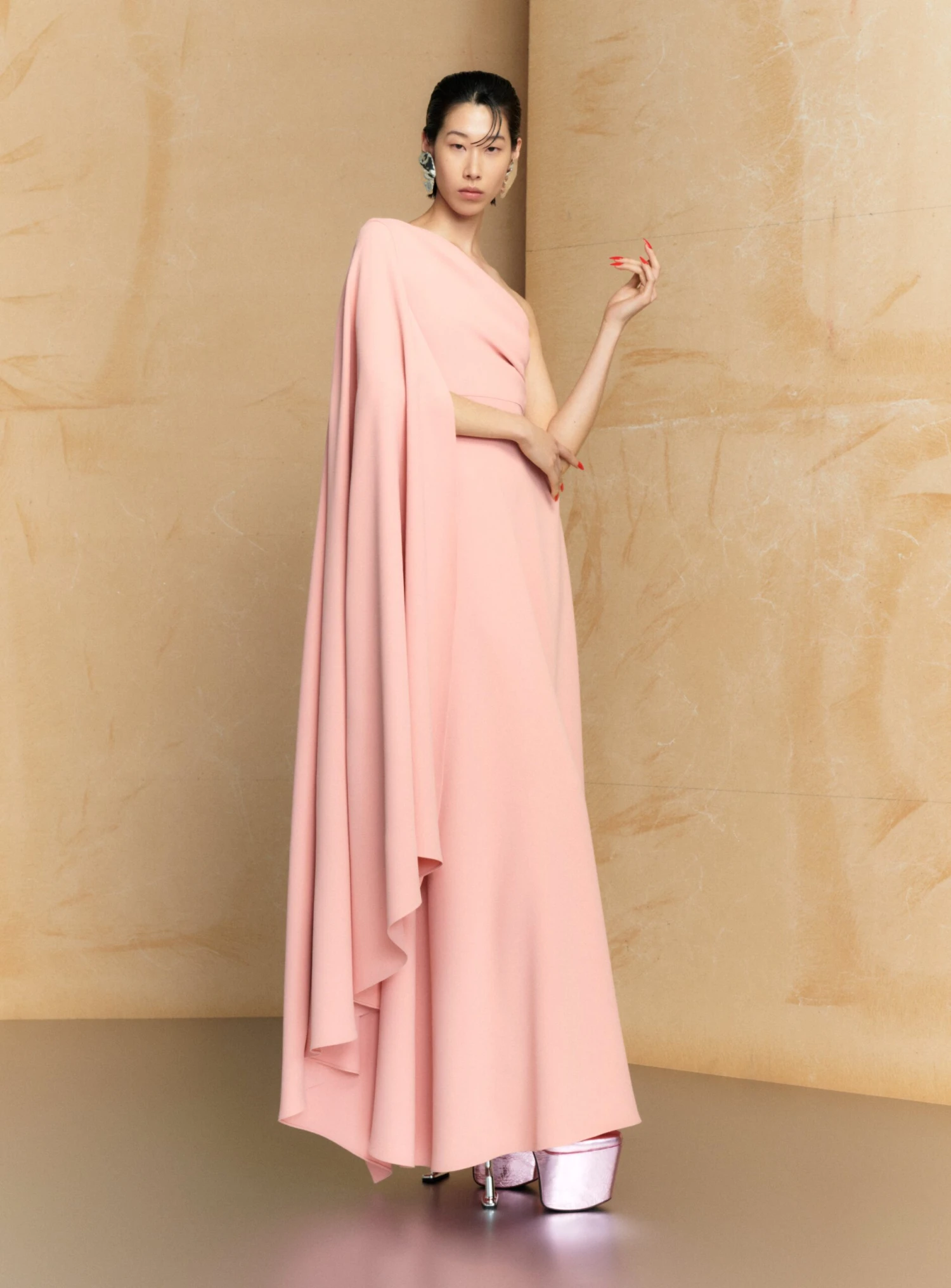 The Yazmin Maxi Dress In Putty Pink 4 The Yazmin Maxi Dress In Putty Pink - Image 2