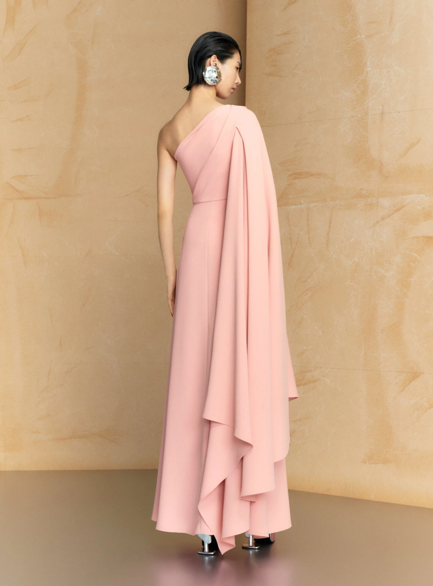 The Yazmin Maxi Dress In Putty Pink 5 The Yazmin Maxi Dress In Putty Pink - Image 3
