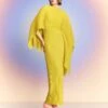 The Adami Maxi Dress In Chartreuse 1 The Adami Maxi Dress In Chartreuse -Solace Dress Shop ADAMI MAXI DRESS OS22060 CHARTREUSE 023 R1
