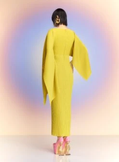 The Adami Maxi Dress In Chartreuse 8 The Adami Maxi Dress In Chartreuse -Solace Dress Shop ADAMI MAXI DRESS OS22060 CHARTREUSE 157 R1