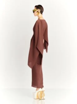 The Adami Maxi Dress In Mocha 7 The Adami Maxi Dress In Mocha -Solace Dress Shop ADAMI MAXI DRESS OS22060 MOCHA 184 R1