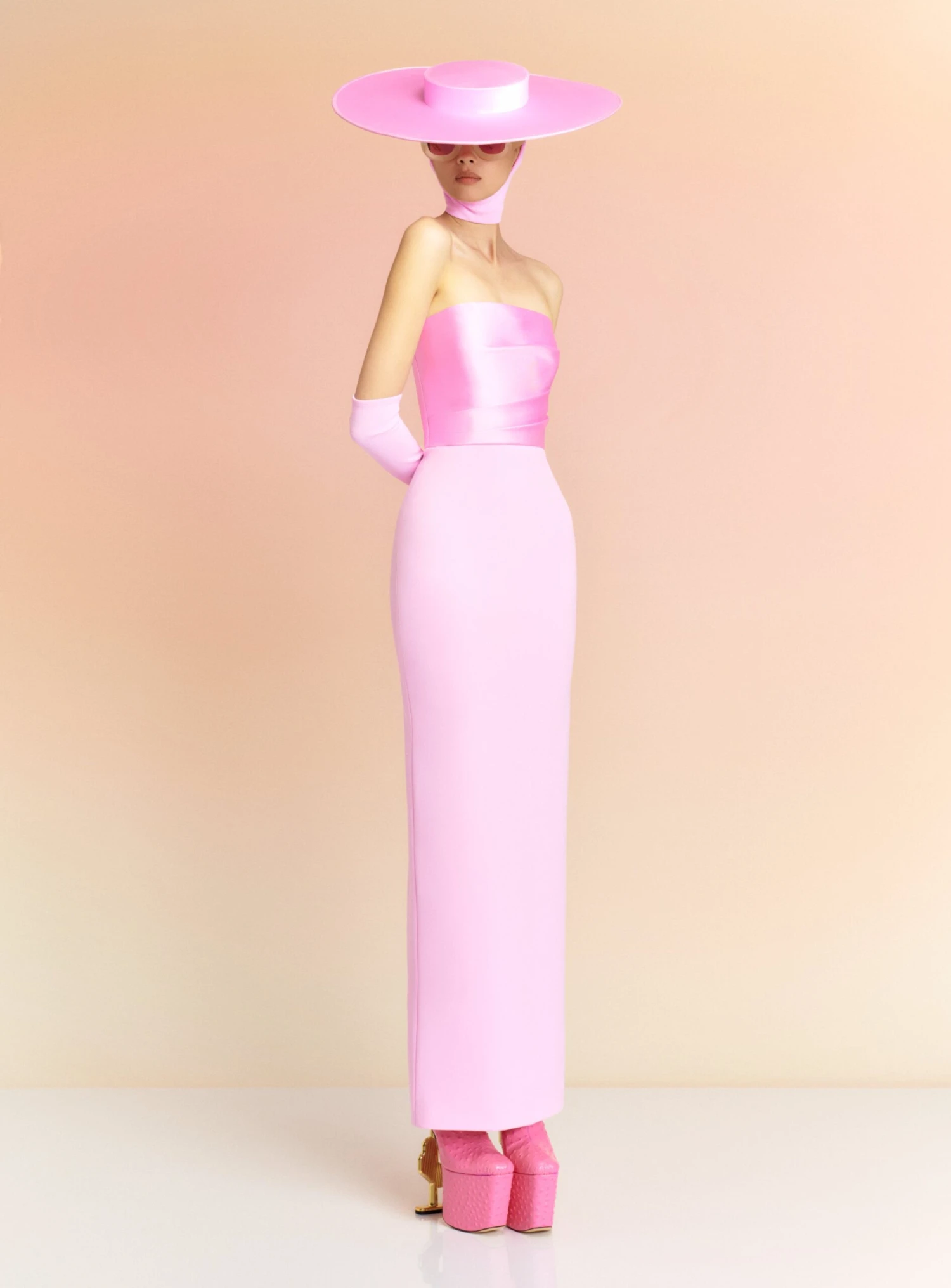 The Afra Maxi Dress In Blush 5 The Afra Maxi Dress In Blush - Image 3