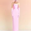The Afra Maxi Dress In Blush 2 The Afra Maxi Dress In Blush -Solace Dress Shop AFRA MAXI DRESS OS39029 BLUSH 073 R1