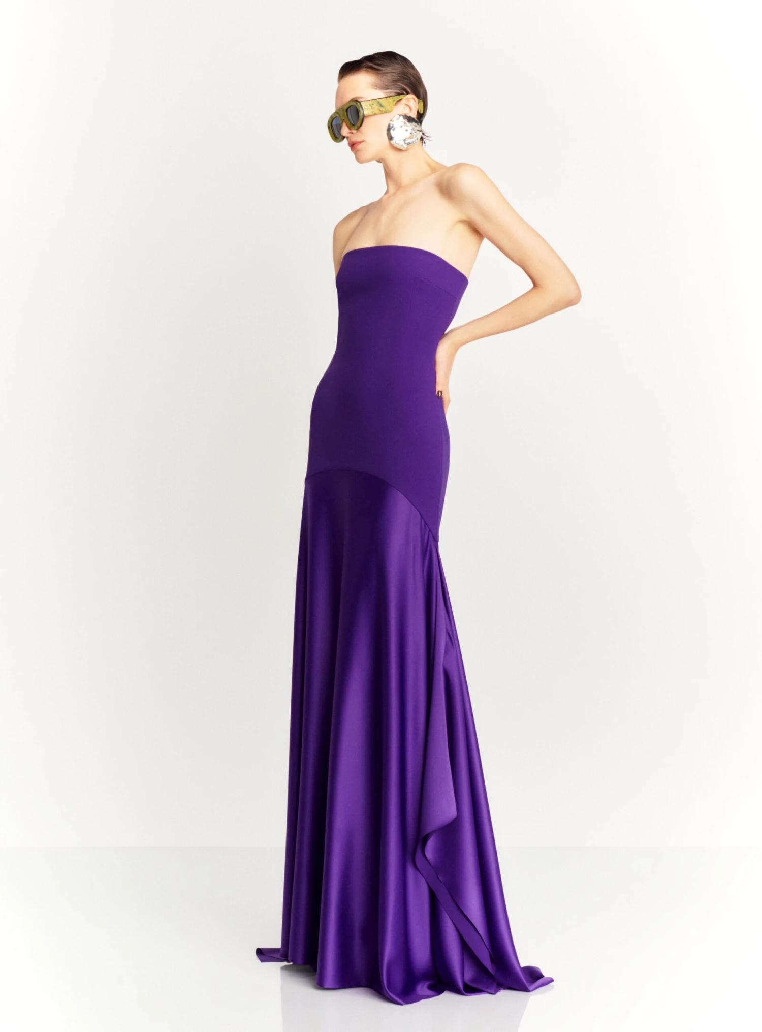 The Alessandra Maxi Dress In Amethyst 5 The Alessandra Maxi Dress In Amethyst - Image 3