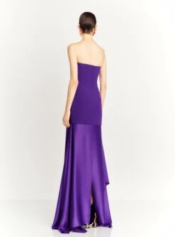 The Alessandra Maxi Dress In Amethyst 9 The Alessandra Maxi Dress In Amethyst -Solace Dress Shop ALESSANDRA MAXI DRESS OS40024 AMETHYST 099 R1