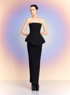 The Arella Maxi Dress In Black