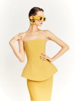 The Arella Maxi Dress In Sand