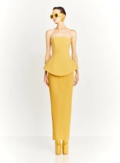 The Arella Maxi Dress In Sand -Solace Dress Shop ARELLA MAXI DRESS OS40010 SAND 030 R1