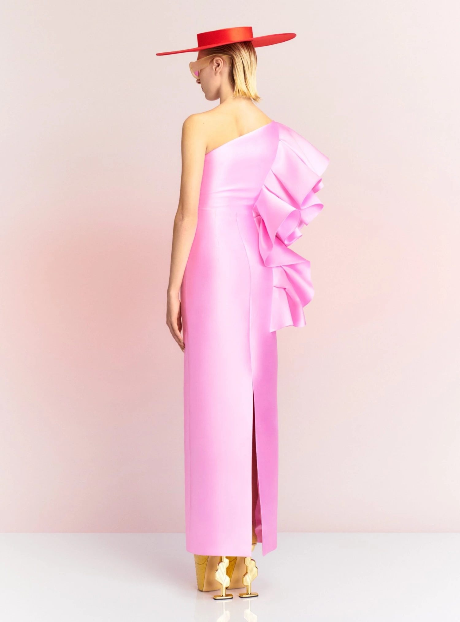 The Barney Maxi Dress In Blush 6 The Barney Maxi Dress In Blush - Image 4