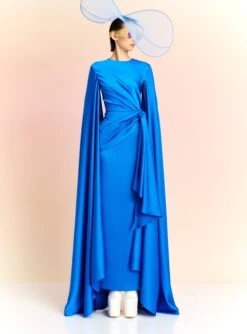 The Elya Maxi Dress In Blue