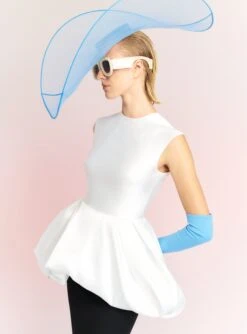 The Emi Maxi Dress In Cream And Black -Solace Dress Shop EMI MAXI DRESS OS39019 CREAM BLACK 176 R1