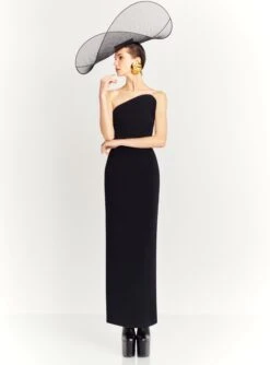 The Eve Maxi Dress In Black -Solace Dress Shop EVE MAXI DRESS OS40017 BLACK 053 R1