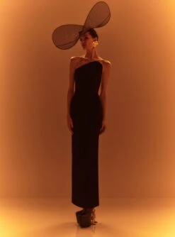 The Eve Maxi Dress In Black -Solace Dress Shop EVE MAXI DRESS OS40017 BLACK 094 R1