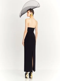 The Eve Maxi Dress In Black -Solace Dress Shop EVE MAXI DRESS OS40017 BLACK 360 R1