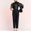 The Hana Jumpsuit In Black -Solace Dress Shop HANA JUMPSUIT OS39027 BLACK 041 R1