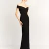 The Ines Maxi Dress In Black 1 The Ines Maxi Dress In Black -Solace Dress Shop INES MAXI DRESS OS39030 BLACK 011 R1