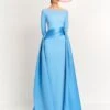 The Irma Maxi Dress In Bluebell -Solace Dress Shop IRMA MAXI DRESS OS39020 BLUEBELL 008 R1