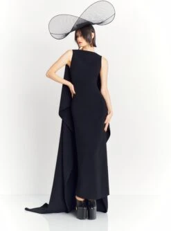 The Kaila Maxi Dress In Black -Solace Dress Shop KAILA MAXI DRESS OS40021 BLACK 032 R1
