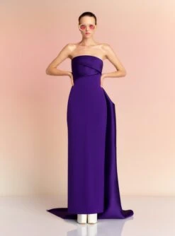 The Kinsley Maxi Dress In Amethyst