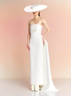 The Kinsley Maxi Dress In Cream