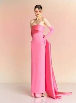 The Kinsley Maxi Dress In Rose Pink -Solace Dress Shop KINSLEY MAXI DRESS OS29055 ROSEPINK 034 R1
