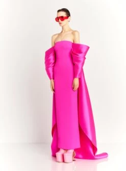 The Kyla Maxi Dress In Pink -Solace Dress Shop KYLA MAXI DRESS OS37001 PINK 021 R1