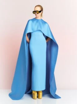 The Leni Maxi Dress In Bluebell