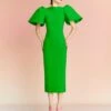 The Lora Midi Dress In Bright Green 2 The Lora Midi Dress In Bright Green -Solace Dress Shop LORAMAXIDRESS OS36025 Bright Green 009 R1