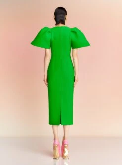 Solace Dress Shop 31 Solace Dress Shop -Solace Dress Shop LORA MIDI DRESS OS36025 BRIGHTGREEN 022 R1