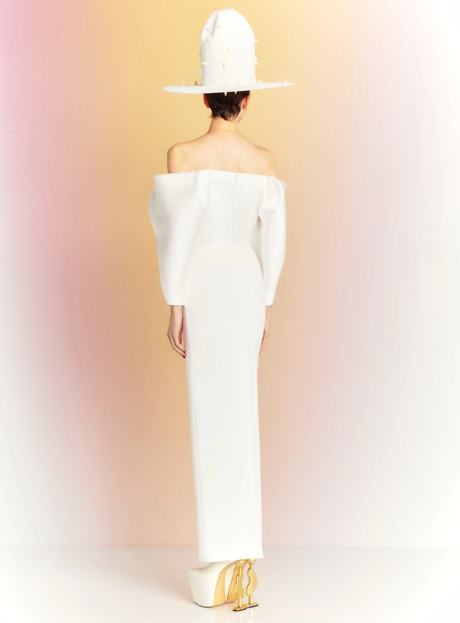 The Melina Maxi Dress In Cream 5 The Melina Maxi Dress In Cream - Image 3