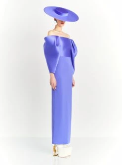 The Melina Maxi Dress In Periwinkle -Solace Dress Shop MELINA MAXI DRESS OS40004 PERIWINKLE 078 R1