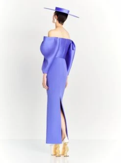 The Melina Maxi Dress In Periwinkle -Solace Dress Shop MELINA MAXI DRESS OS40004 PERIWINKLE 172 R1