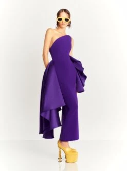 The Nala Midaxi Dress In Amethyst -Solace Dress Shop NALA MIDAXI DRESS OS40018 AMETHYST 038 R1