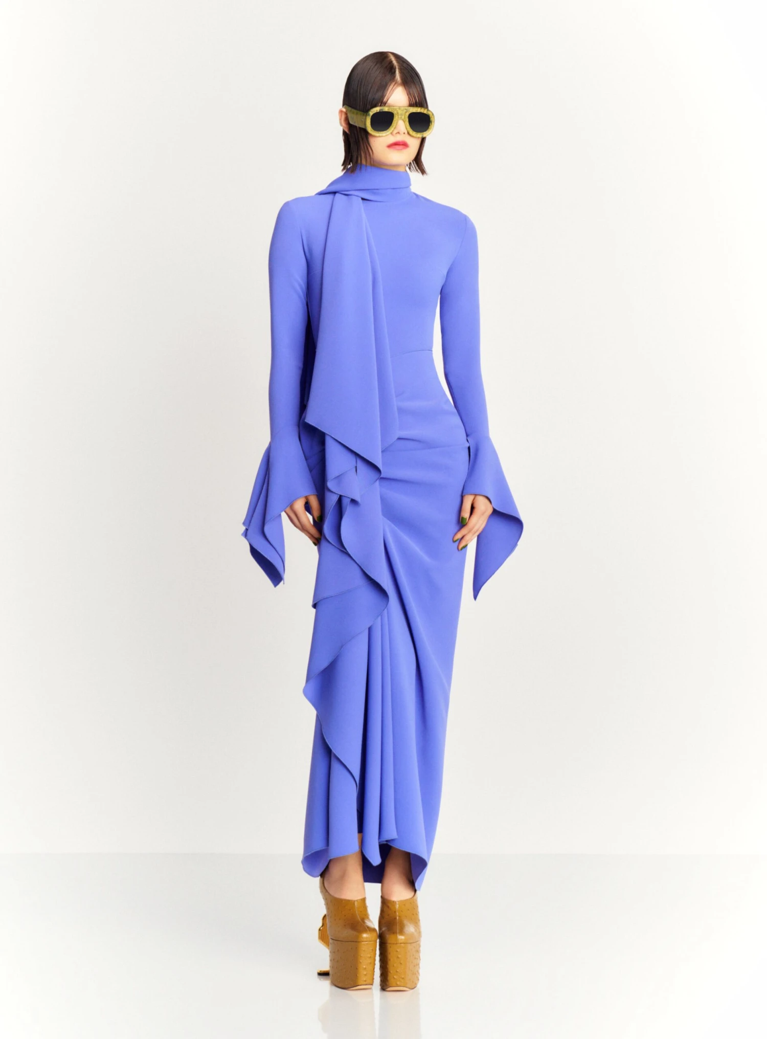The Nella Maxi Dress In Periwinkle 3 The Nella Maxi Dress In Periwinkle - Image 2