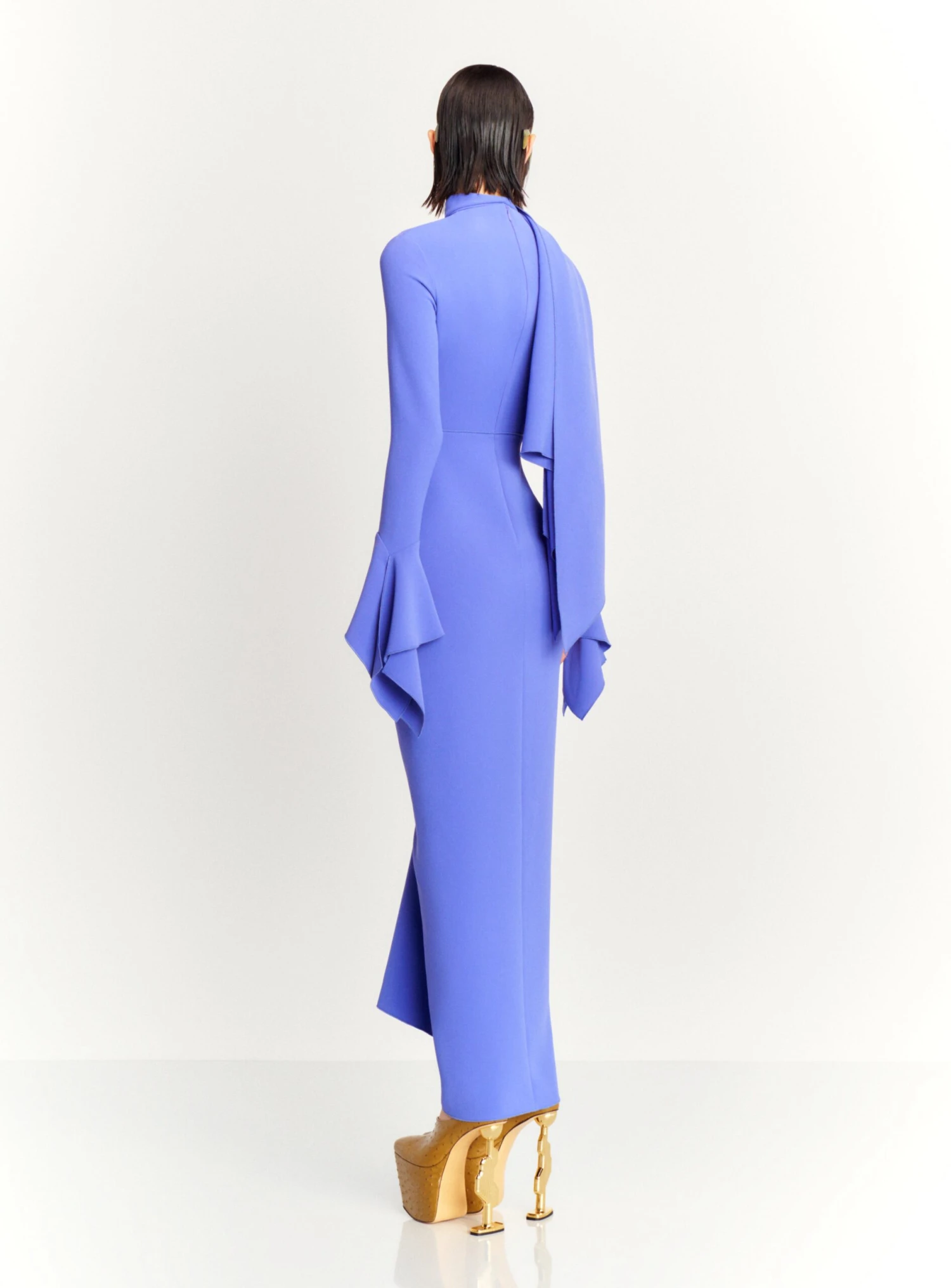 The Nella Maxi Dress In Periwinkle 4 The Nella Maxi Dress In Periwinkle - Image 3