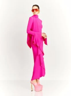 The Nella Maxi Dress In Pink -Solace Dress Shop NELLA MAXI DRESS OS36035 PINK 144 R1