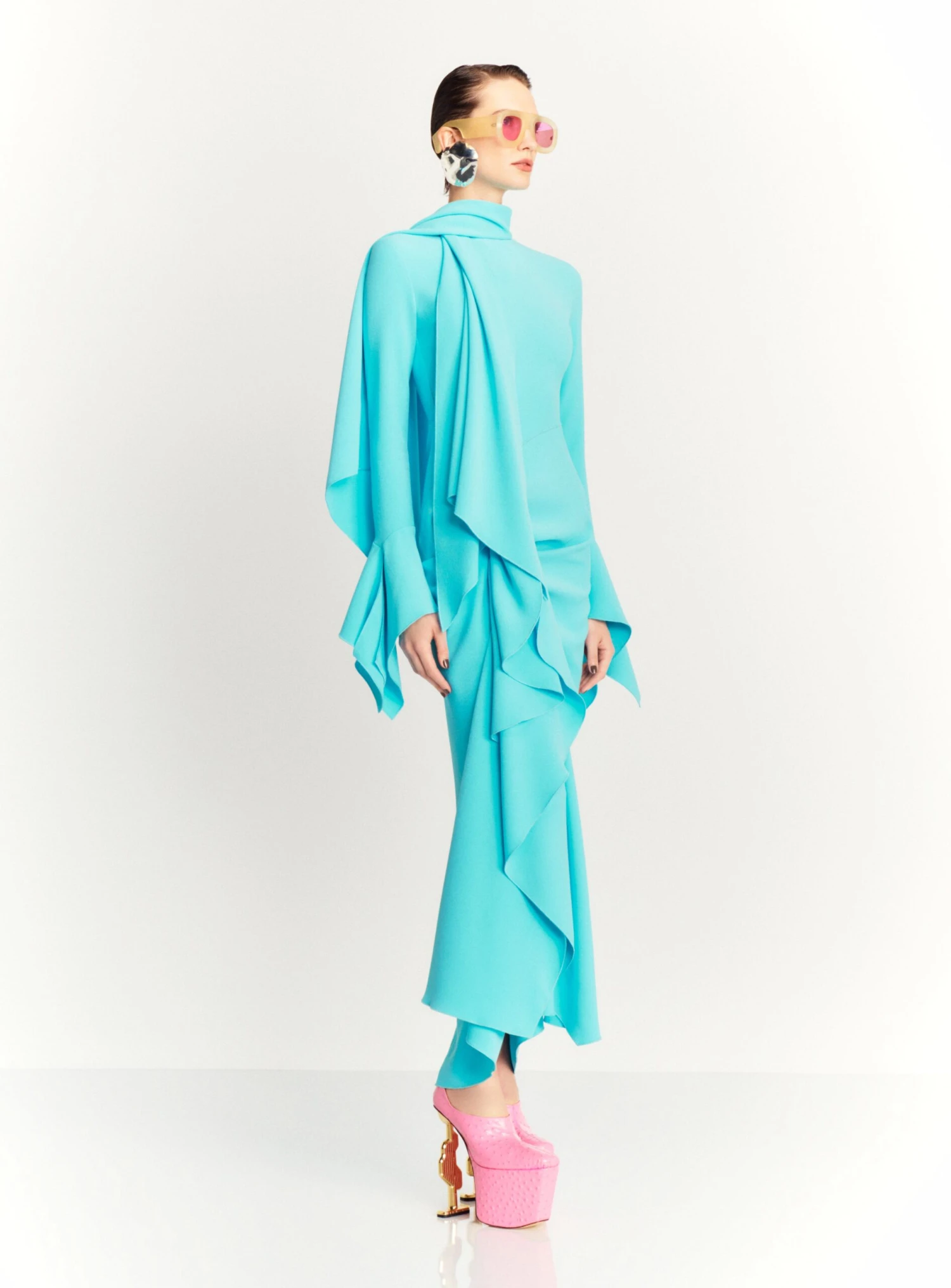 The Nella Maxi Dress In Sky Blue 3 The Nella Maxi Dress In Sky Blue