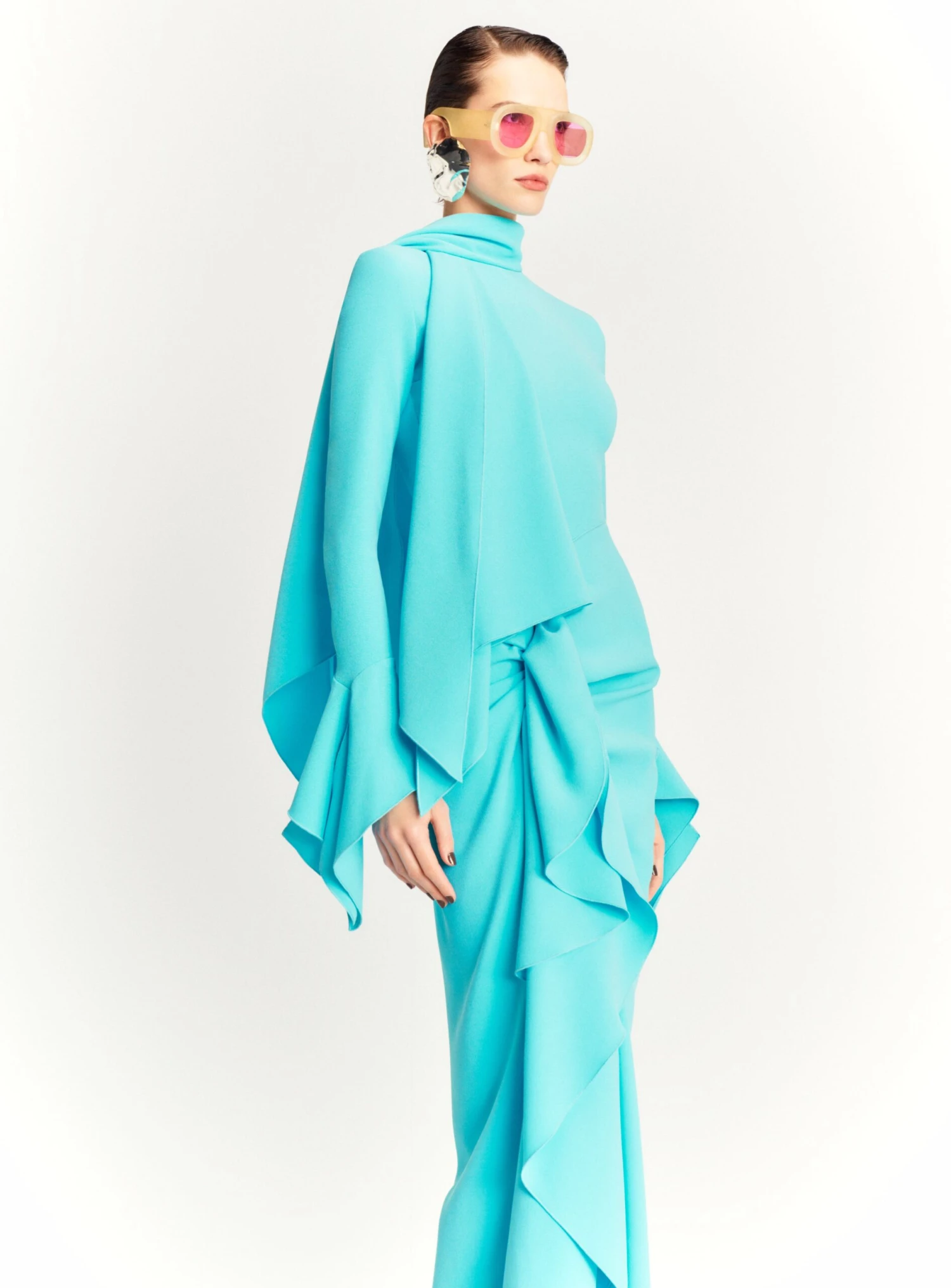 The Nella Maxi Dress In Sky Blue 4 The Nella Maxi Dress In Sky Blue - Image 2