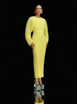 The Mirabelle Maxi Dress In Lemon